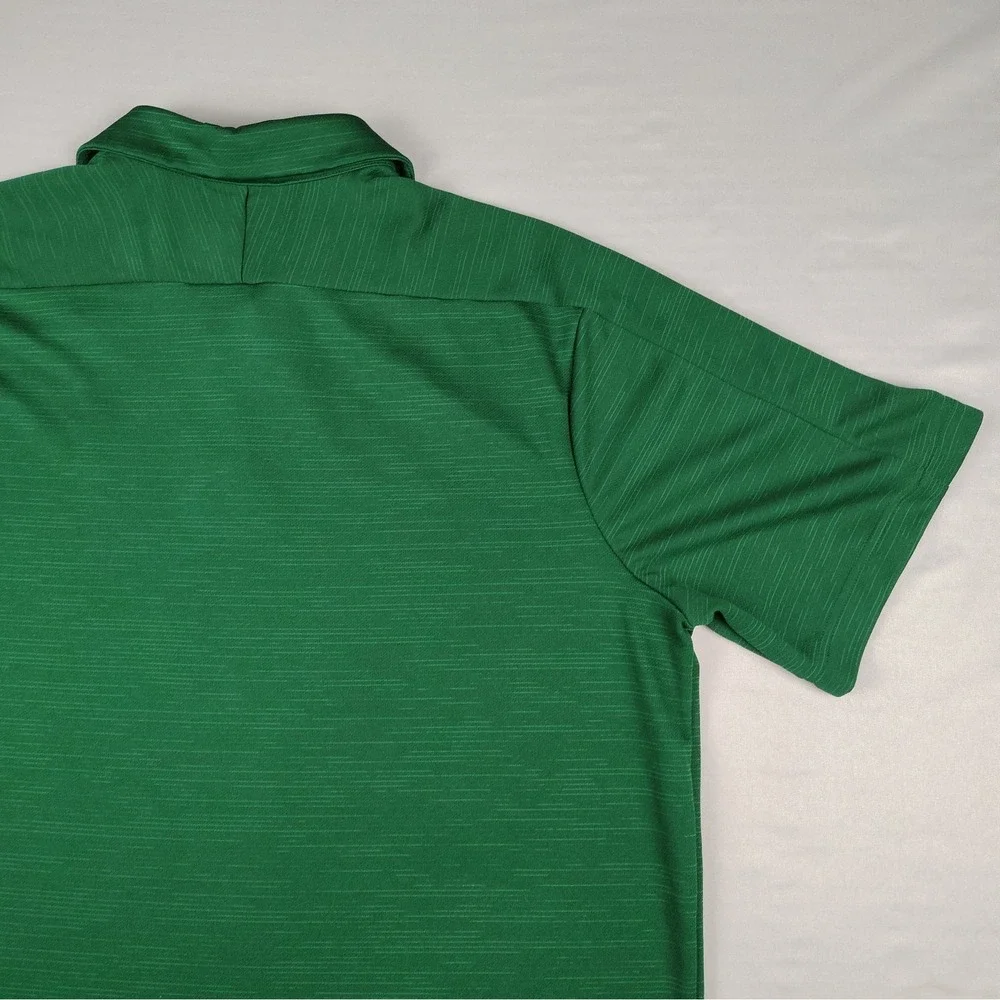 Adidas USF Bulls Polo Shirt Men's XL Green South Florida Golf Performance NCAA